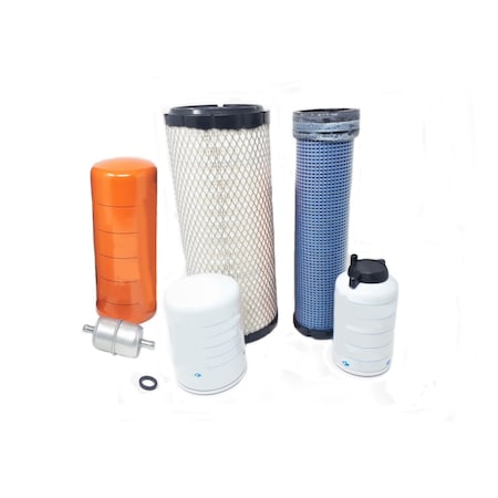 Aic Replacement Parts Maintenance Filter Kit Fits Case 40XT 60XT 75XT 85XT Skid Steer 1020950-6FILTERKIT